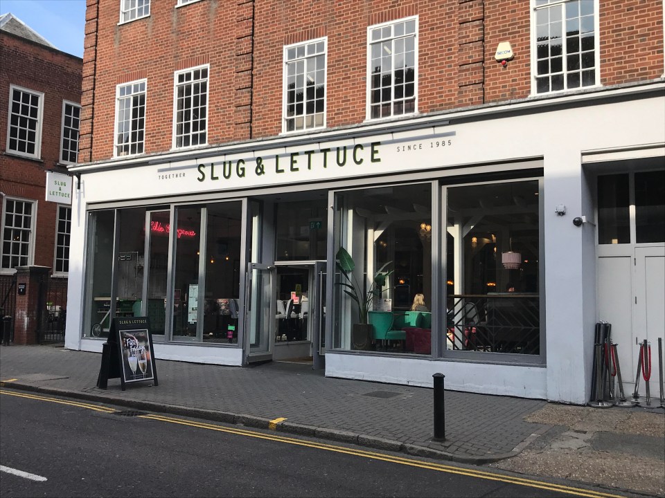 The assault happened outside of the Slug and Lettuce in St Albans, Herts last year