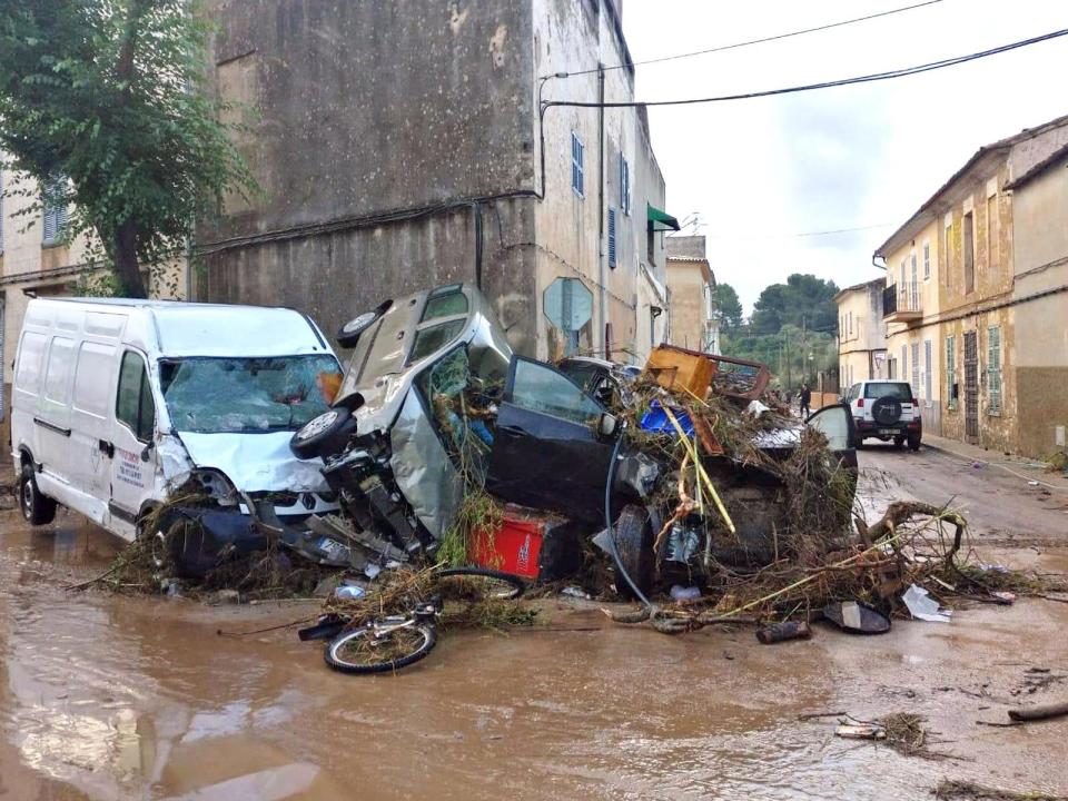  Torrential rain on Tuesday night claimed at least nine lives on the Spanish island