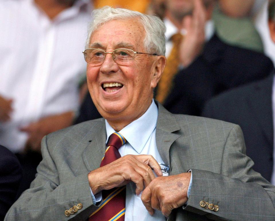  Ellis - who enjoyed two separate spells as Villa chairman - has tragically died at the age of 94