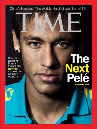  Mbappe's PSG team-mate Neymar was on the cover of Time in 2013