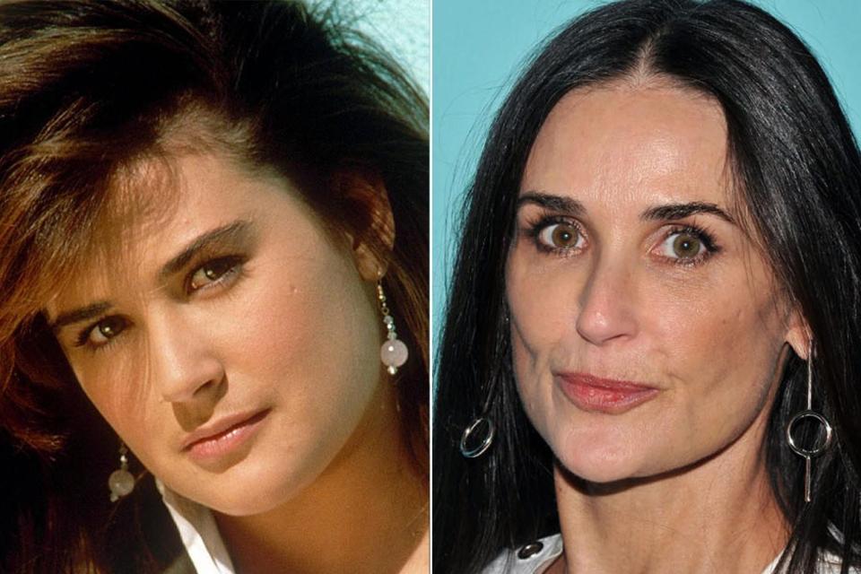  It's easy to see similarities in early pics of Demi Moore