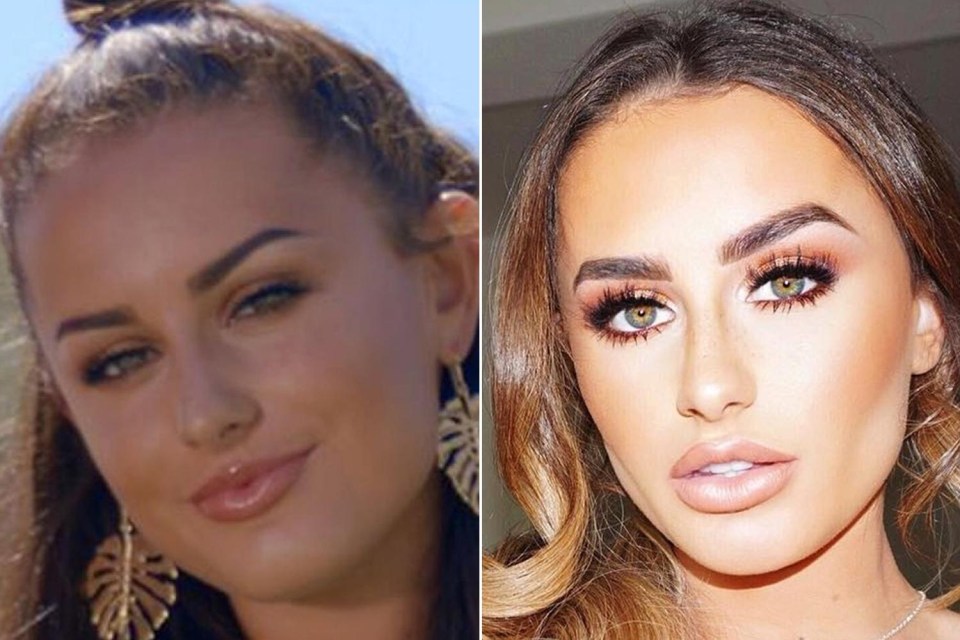 Amber is another Love Island transformation