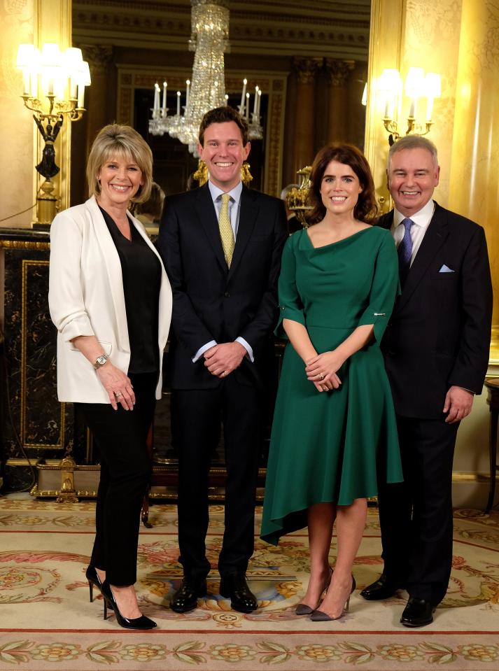  This Morning duo Eamonn Holmes and Ruth Langsford quizzed Princess Eugenie and Jack about their wedding jitters