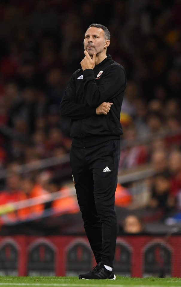  It was a tough night for Wales boss Ryan Giggs in front of his home supporters