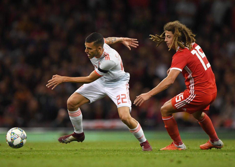  Ampadu played well in the Welsh midfield before being taken off against Spain