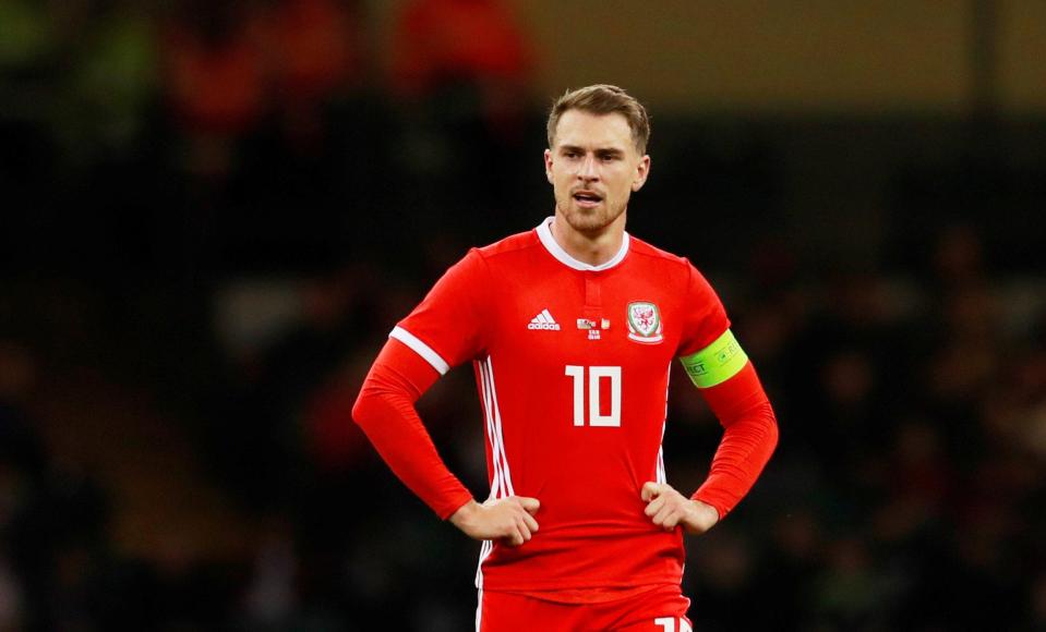  Aaron Ramsey was unable to inspire his team to get a result against the 2010 World Cup winners