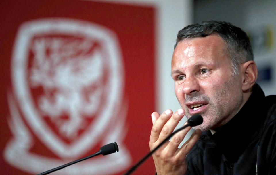  Ryan Giggs' side will take on Ireland on Tuesday evening