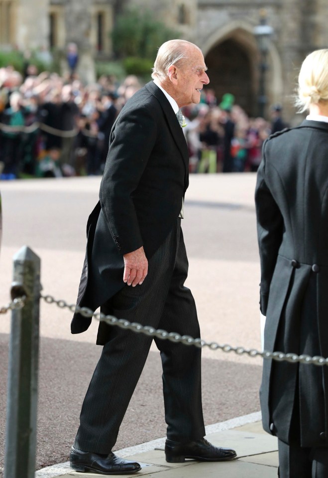 Prince Philip appeared in good health at the Royal Wedding today