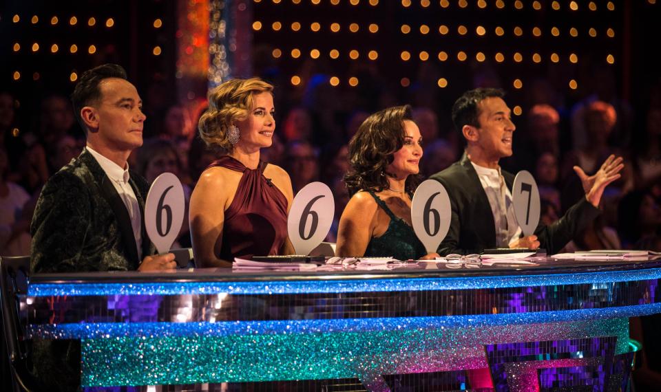  The TV personality assured fans the scores are 'honest reflections of what we see in front of us' (pictured with Darcey Bussell, Shirley Ballas and Bruno Tonioli L-R)