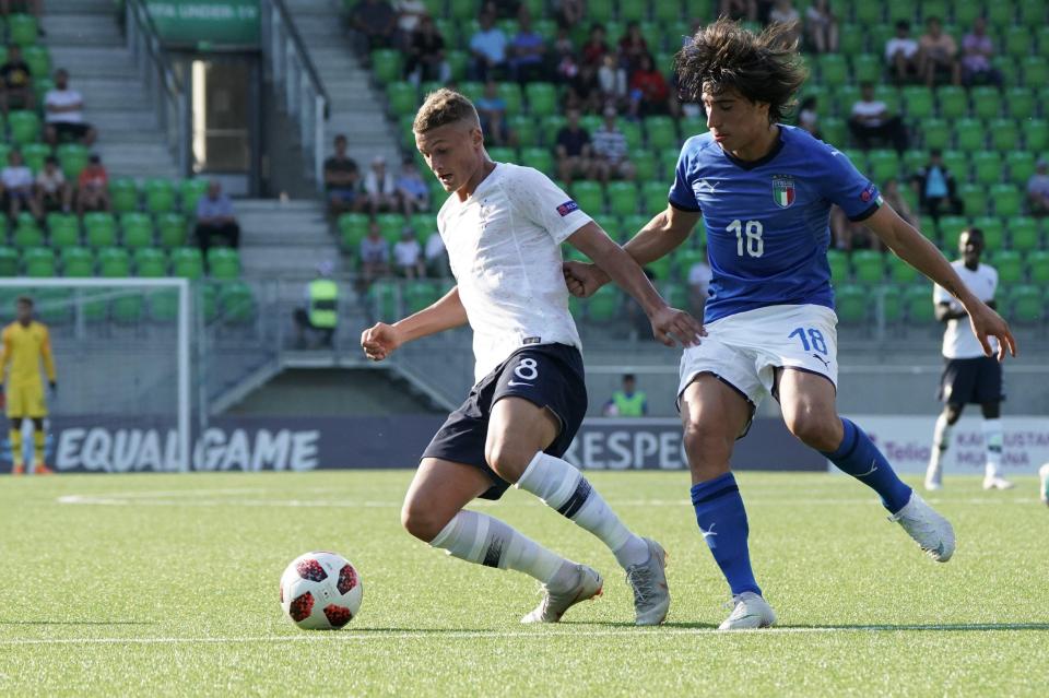  Tonali, 18, has provided three assists in seven games for Brescia this season