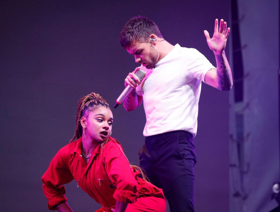  Liam Payne put on a raunchy performance with a backing dancer at the races in Sydney