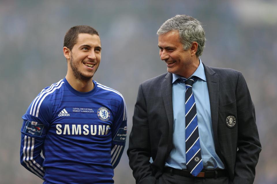  Jose Mourinho has had run-ins with star players before, like Eden Hazard at Chelsea