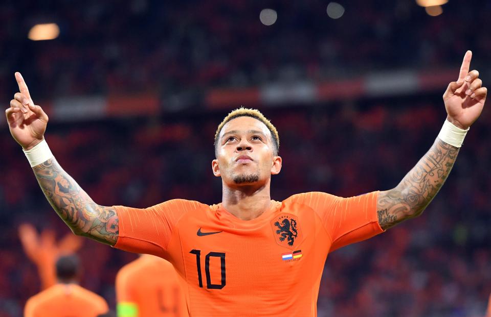  Memphis Depay was in sensational form throughout the contest