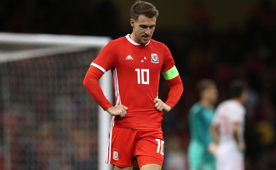  Aaron Ramsey is out of Wales' squad to face Ireland in the Nations League