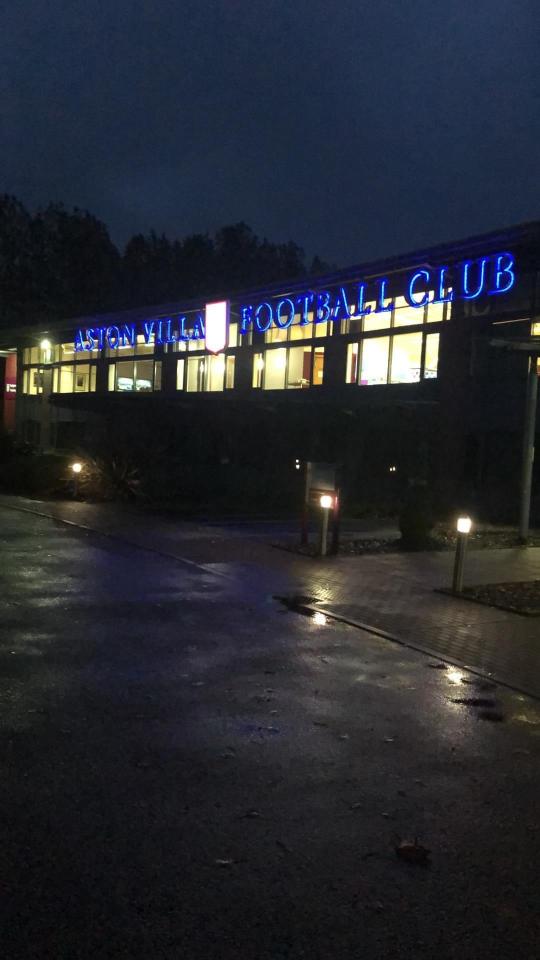  John Terry arrived at Aston Villa training for his first day in the dark, at 7am