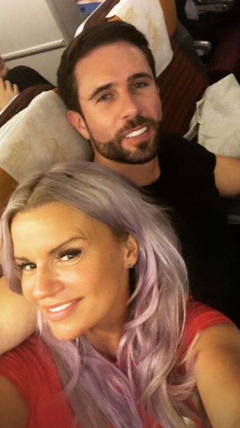  Kerry Katona has been whisked away by her boyfriend Ryan Mahoney