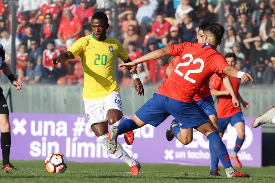  Vinicius was the star for Brazil Under-17s two years ago