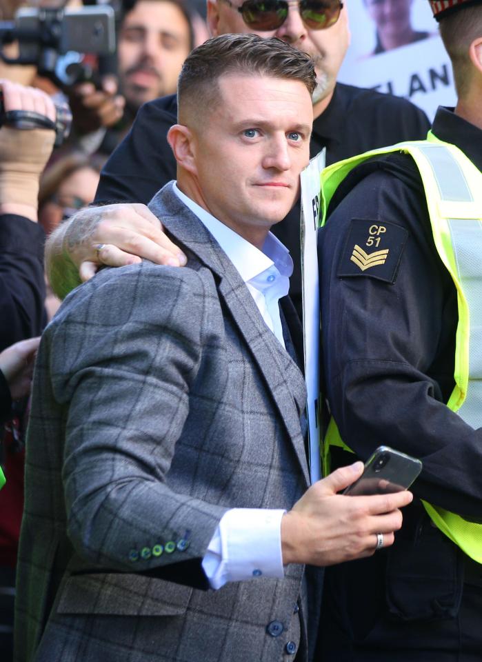  It was towards the end of the second of the grooming trials, in May, that English Defence League founder Tommy Robinson was arrested as he reported about the case live on Facebook from outside the court