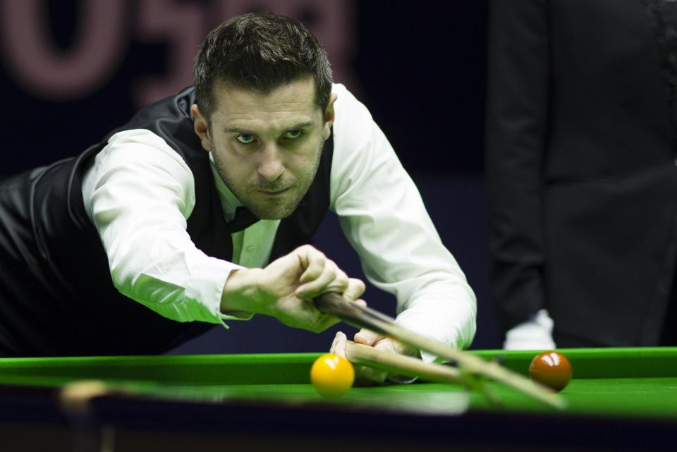  Three-time world champion Mark Selby was beaten by Ben Woollaston