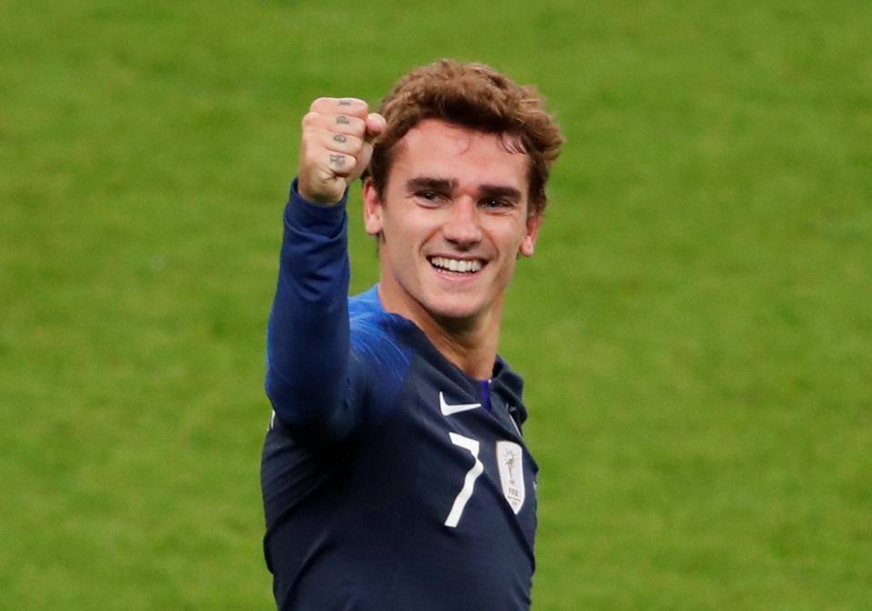  Antoine Griezmann netted twice to leave Germany on the brink of relegation from the Nations League