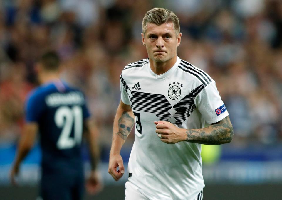  Toni Kroos gave Germany the lead early on with a penalty