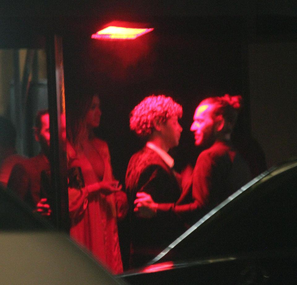  Eyal Booker was also seen at the strip club with the rest of the funb-loving gang