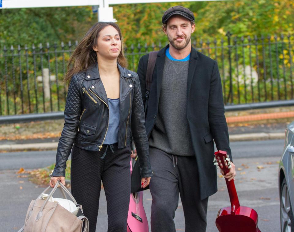  The pair had been practising the quickstep that they'll be performing on this weekend's show