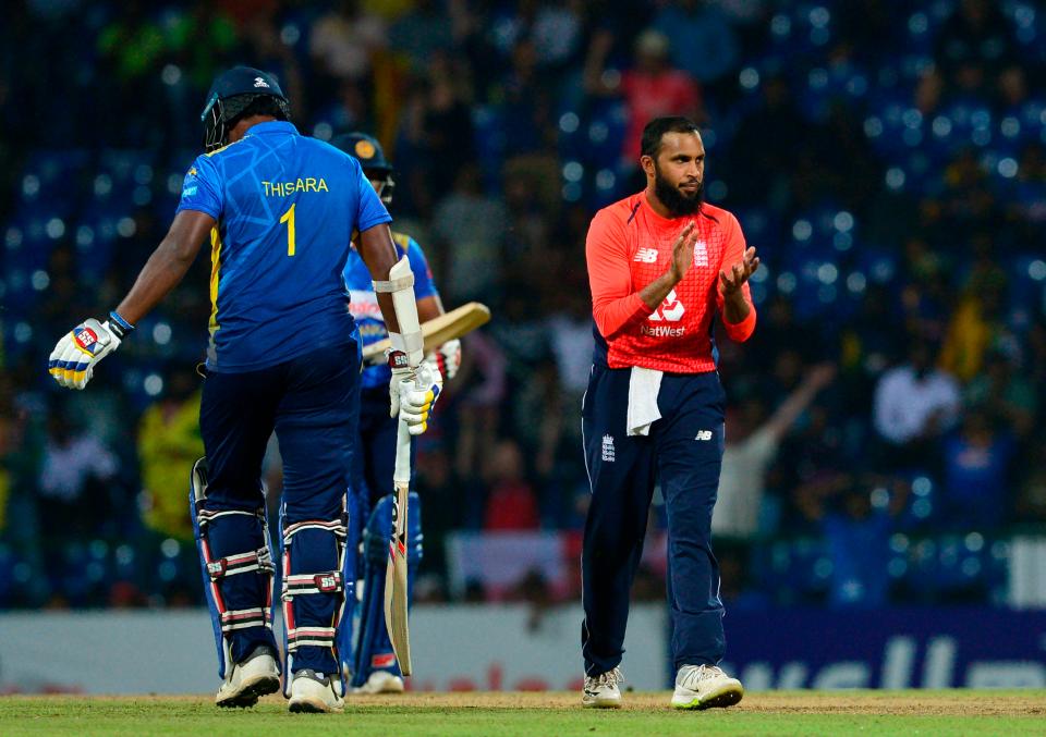  Adil Rashid took four wickets in a brilliant spell of one-day bowling