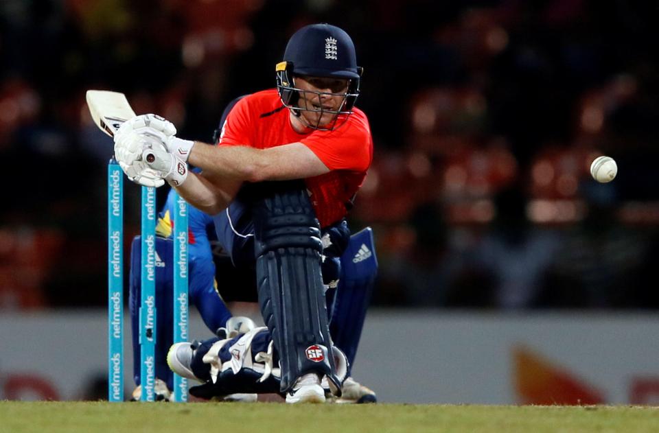  Eoin Morgan hit a brilliant 50 as England cruised to their target of 151