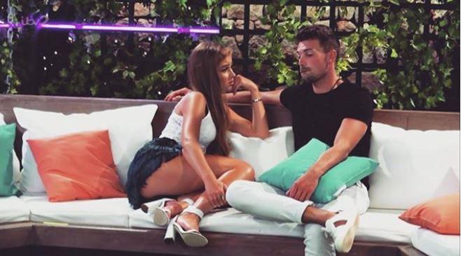  Georgia and Sam met on Love Island three months ago