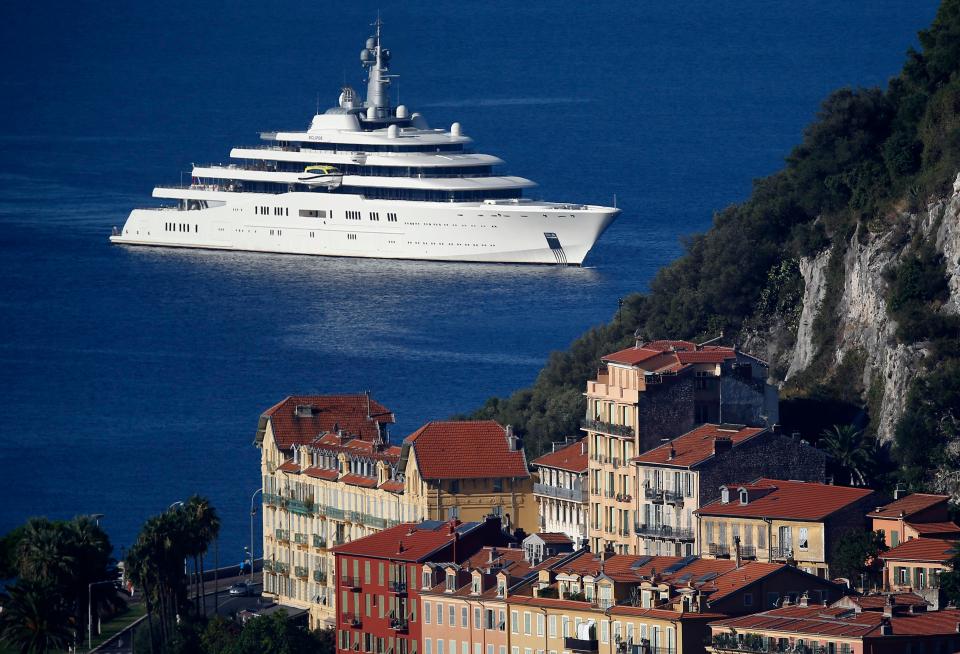  Roman Abramovich's superyacht Eclipse is the second largest private yacht in the world