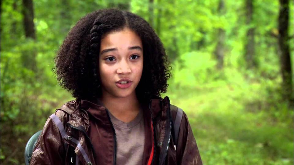  Amandla rose to fame as The Hunger Game's Rue who tragically died in the first movie