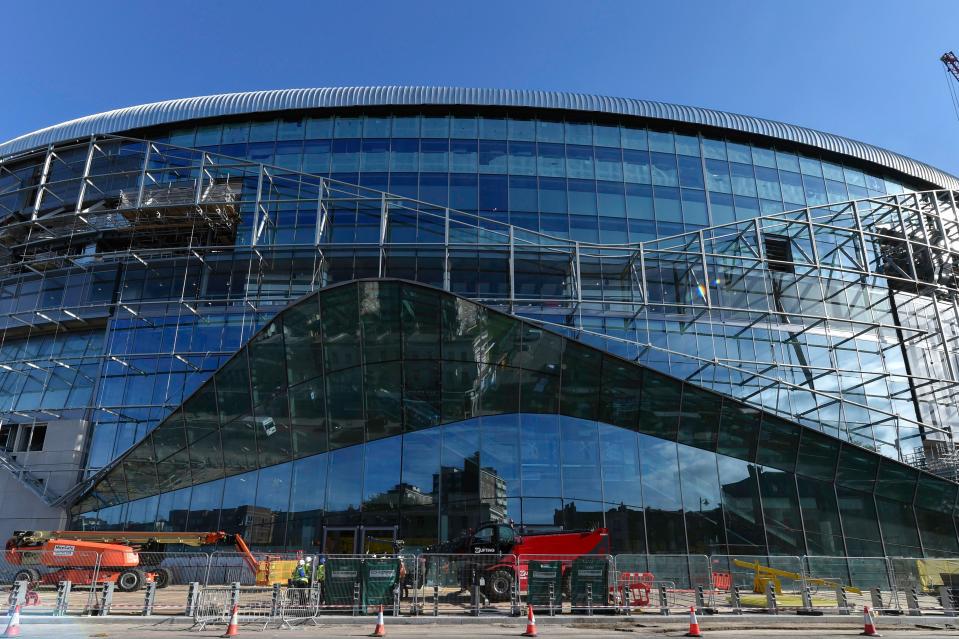  White Hart Lane is taking shape but there is more to be done before it is ready