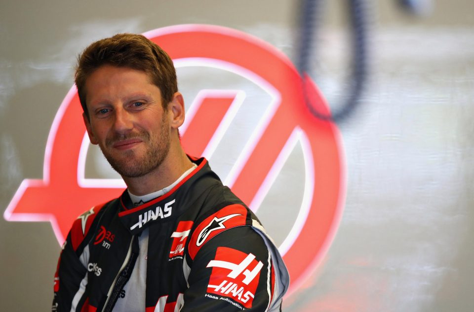  Grosjean's afternoon didn't go well though as he crashed out in five laps