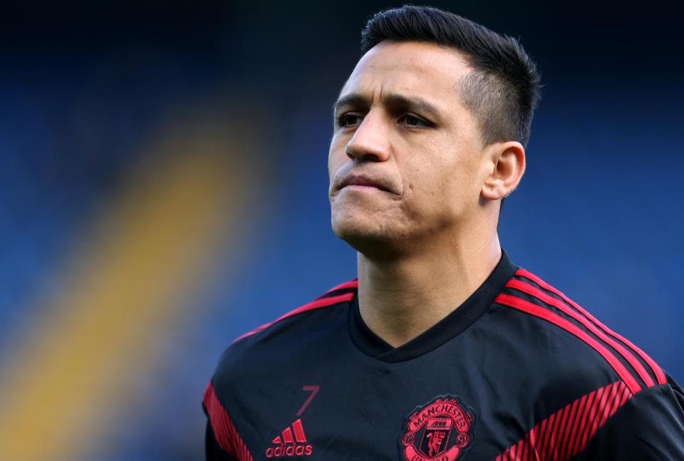  Alex Sanchez has scored just four goals for United