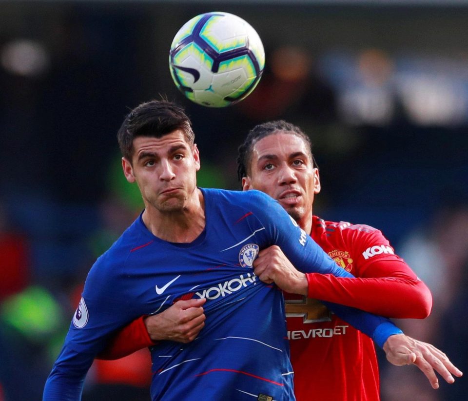 The Spanish striker was hardly given a sniff by Manchester United centre-backs Chris Smalling and Victor Lindelof yesterday