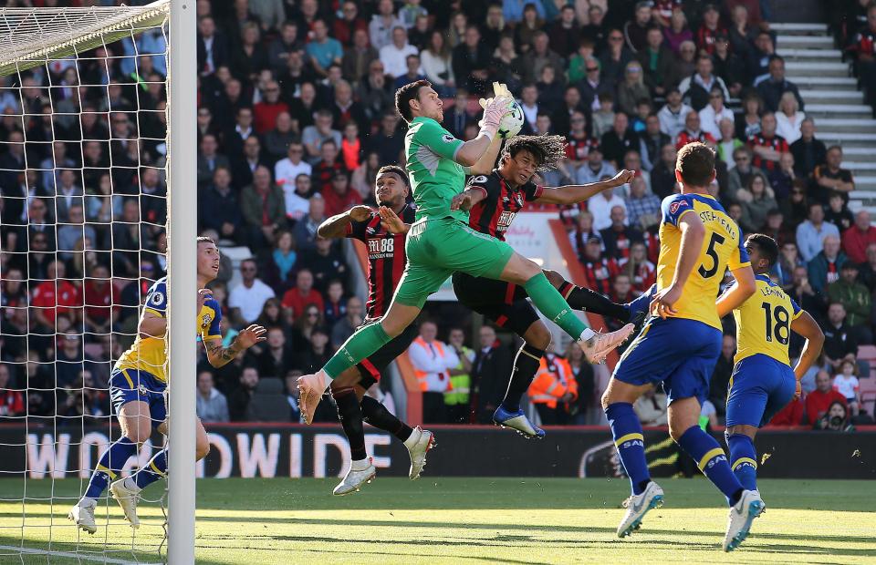  Alex McCarthy did well in the Southampton goal