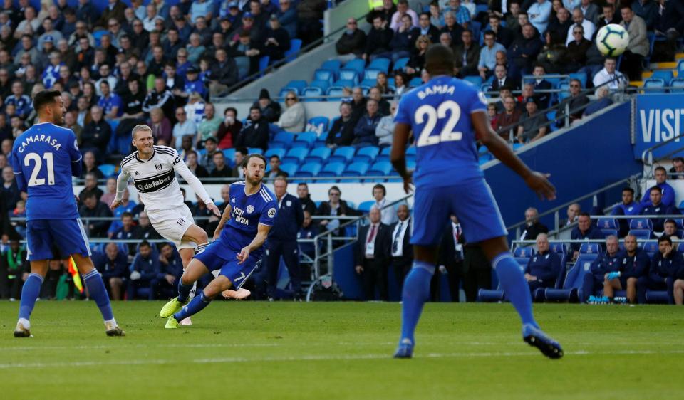  Andre Schurrle scored a screamer on the 11th minute to give Fulham the lead