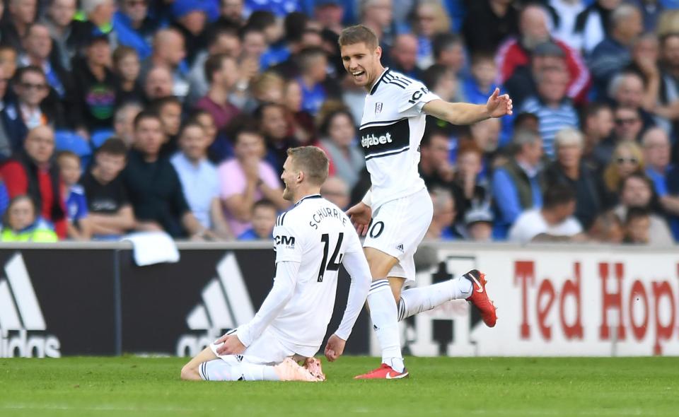  Schurrle celebrating his stunning strike