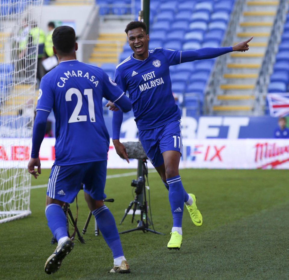  Josh Murphy celebrates his strike