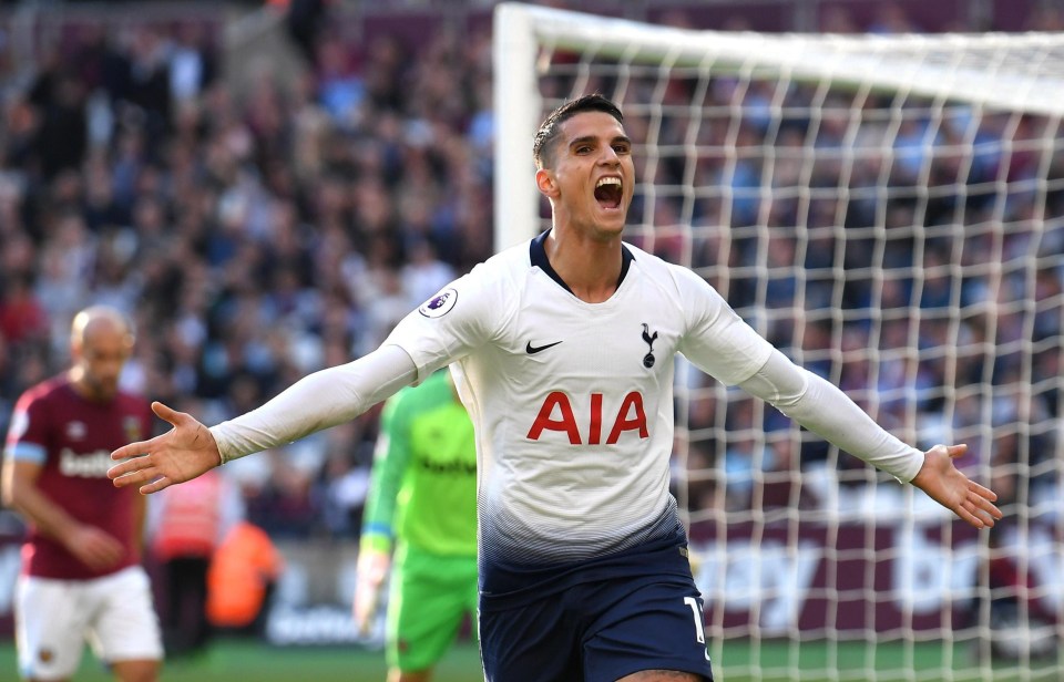 Erik Lamela scored as Spurs beat West Ham 1-0