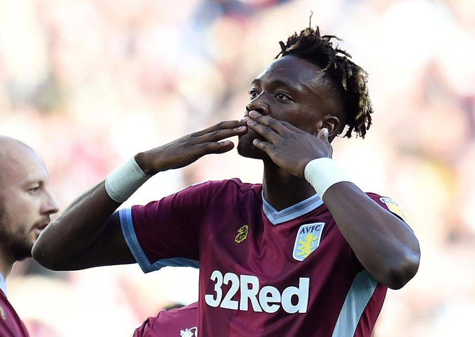  Loanee striker Tammy Abraham scored the winner for Aston Villa