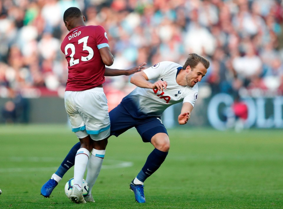 Harry Kane was unable to hit the target at the London Stadium