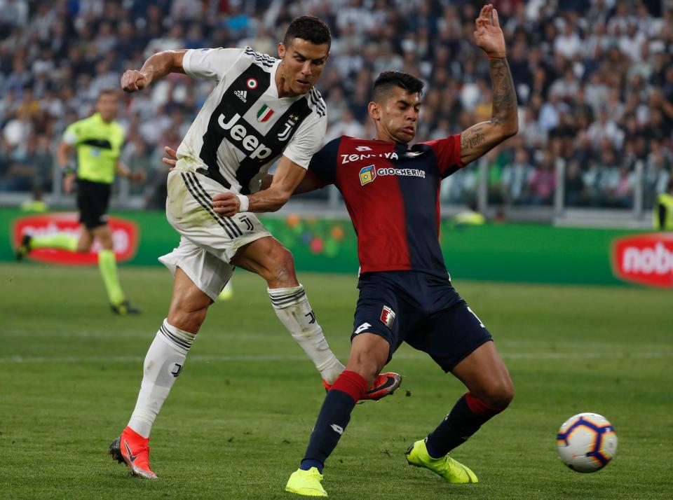  The Portugal star peppered the Genoa goal with shots