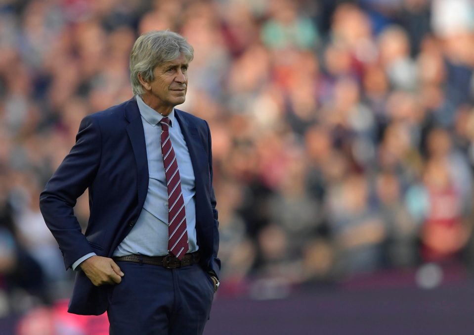  The news will come as a blow to Hammers boss Manuel Pellegrini