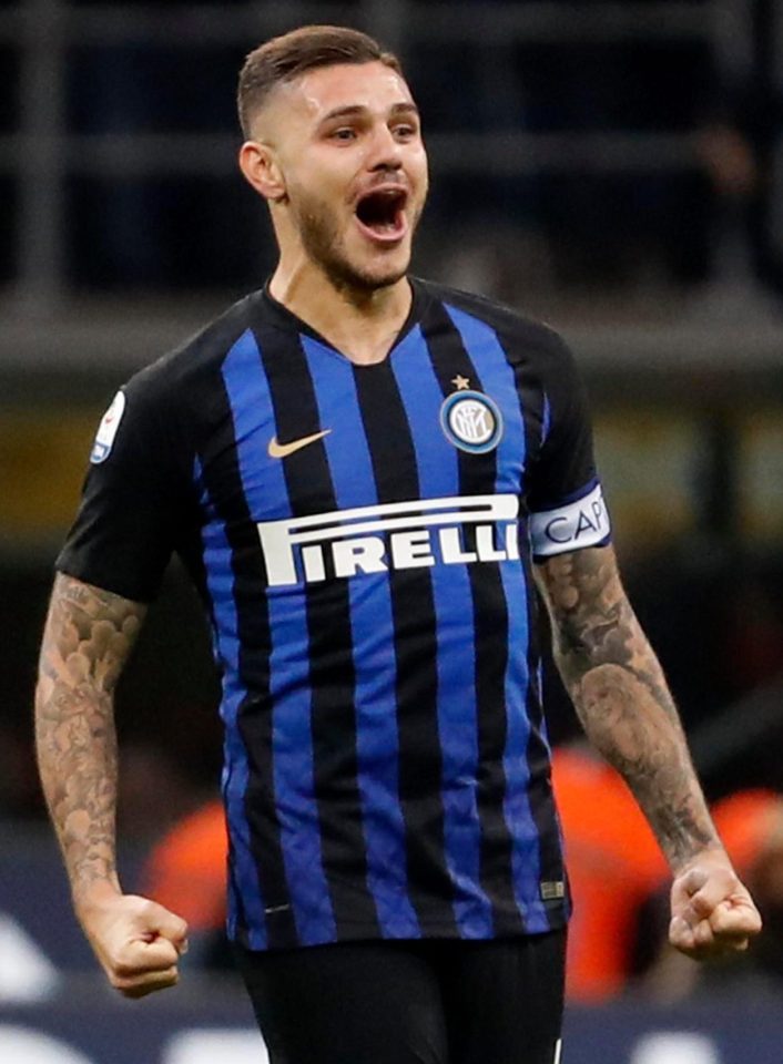  Argentina striker Mauro Icardi would surely be by far the most expensive option