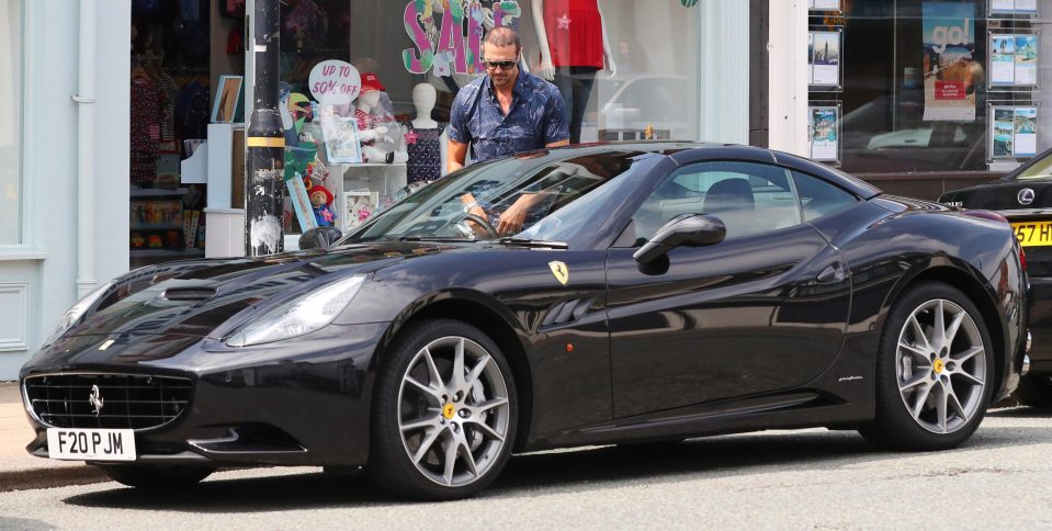  Paddy with his out-of-this-world Ferrari California