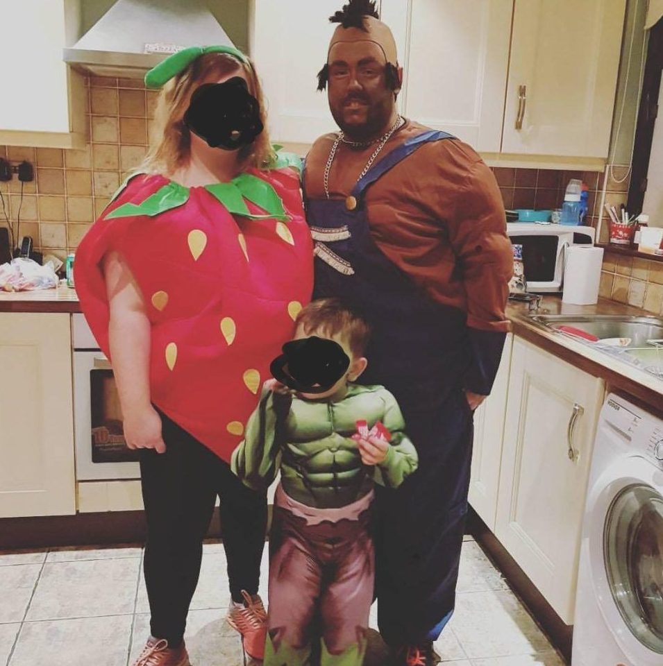  This woman let her partner go out dressed like Mr T and we're not sure why