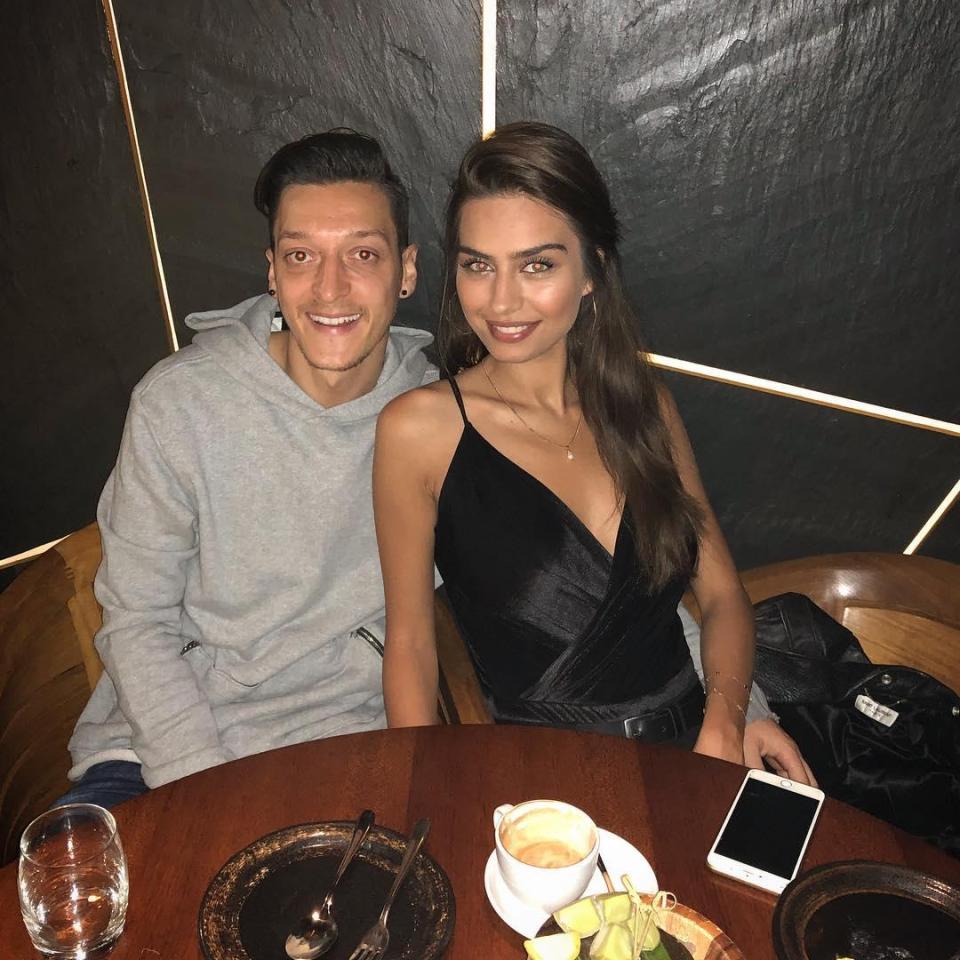  Ozil popped the question back in March