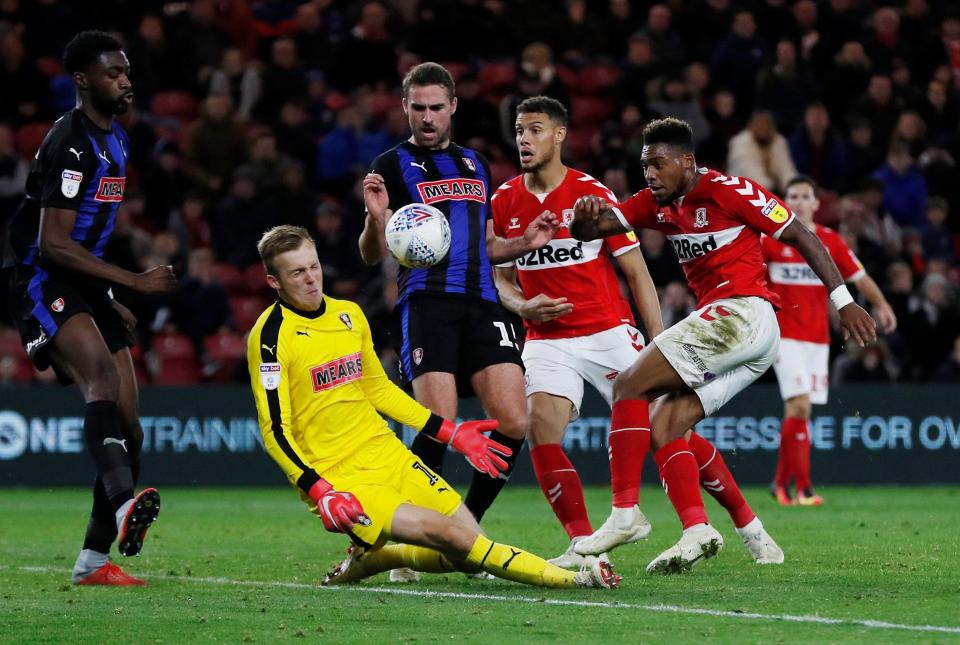  Middlesbrough were held to a goalless draw by Rotherham on Tuesday